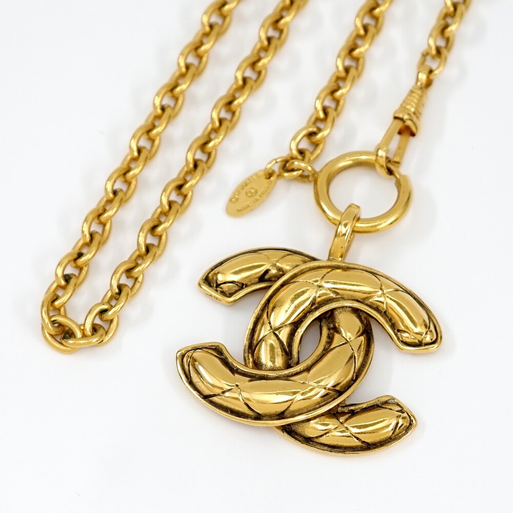 Chanel Cc Logo Quilted Matelasse #355008C96B